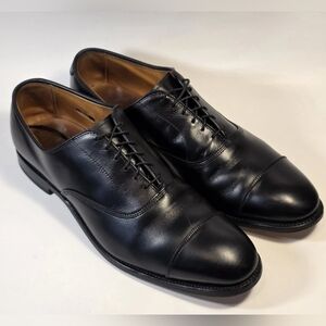 Allen Edmonds Men’s Black Park Avenue Oxford Cap Toe Leather Dress Shoes 9.5 D